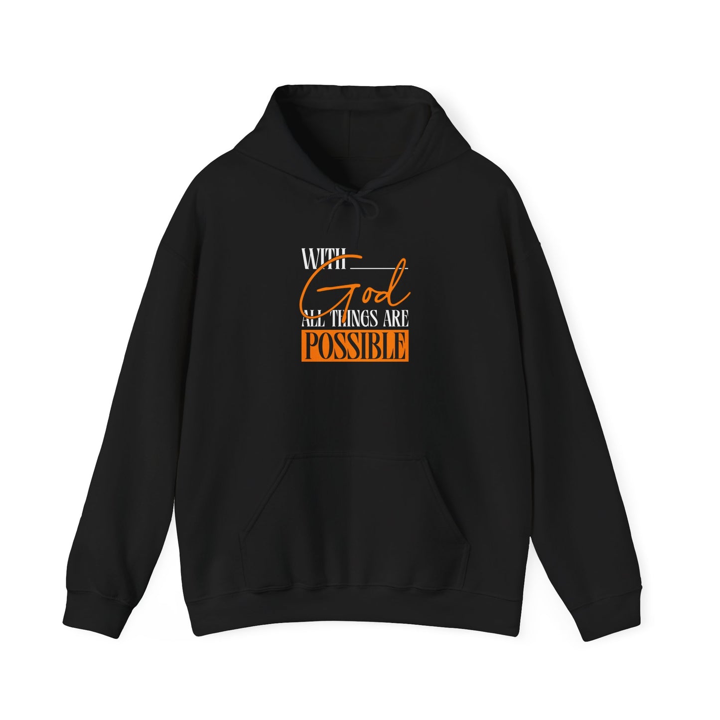 With God All Things Are Possible Hoodie